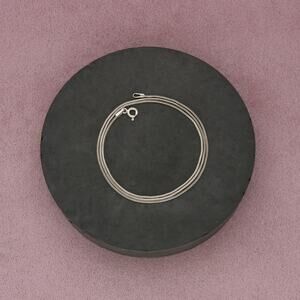 ⚡️reserved⚡️ sterling silver 1mm snake chain necklace size 18in